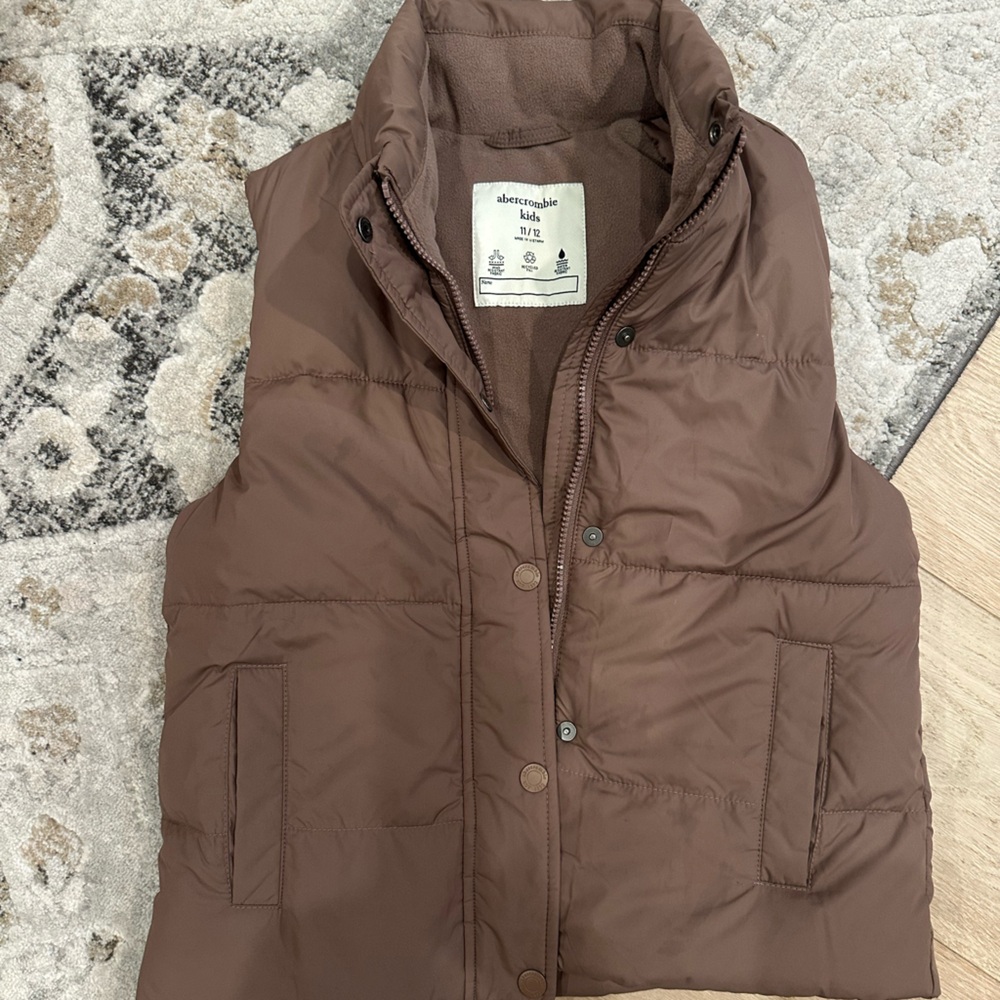 Abercrombie Kids Chocolate Brown Vest